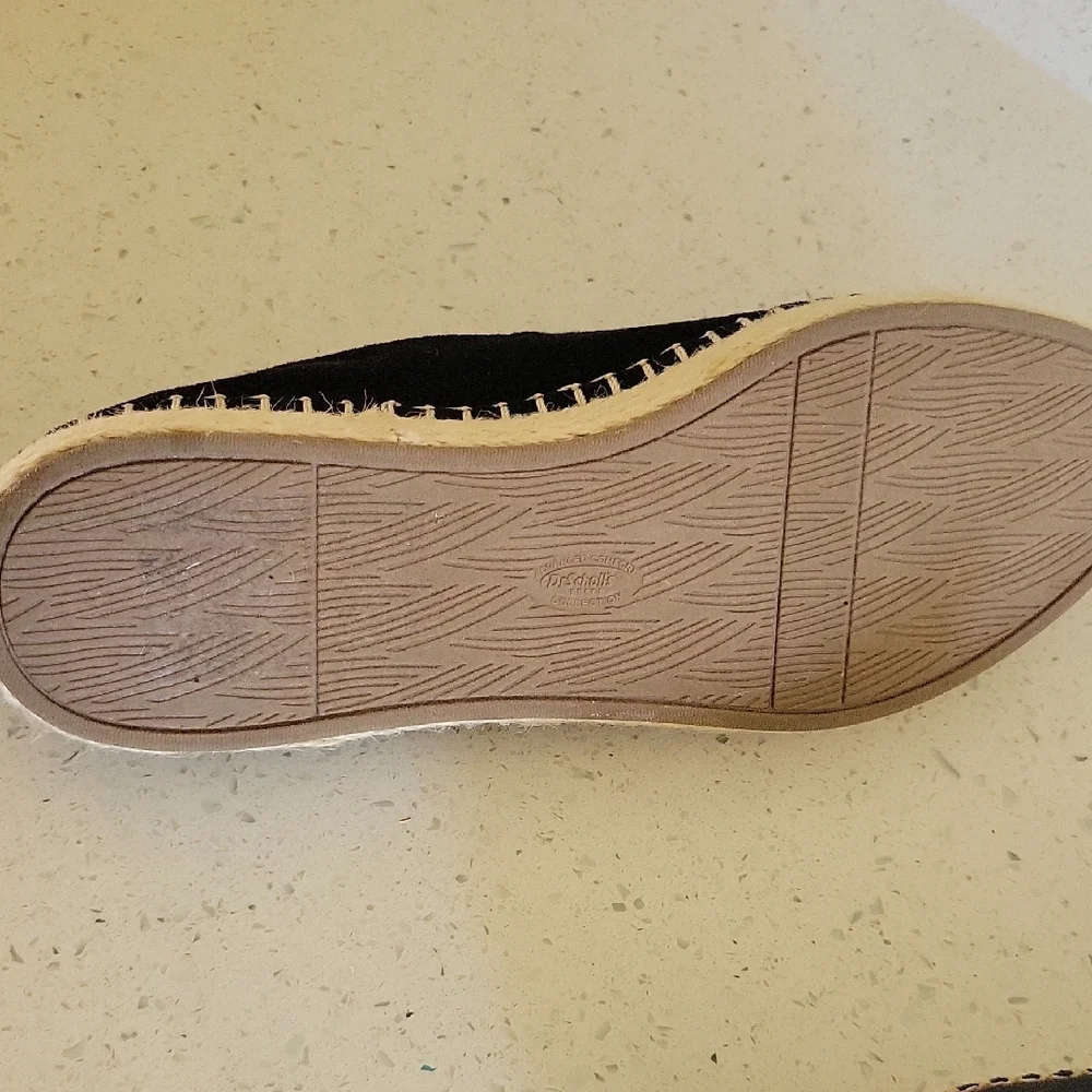 Dr. Scholl's Black Espadrille Slip-Ons with Suede Finish Never Worn - Picture 4 of 7